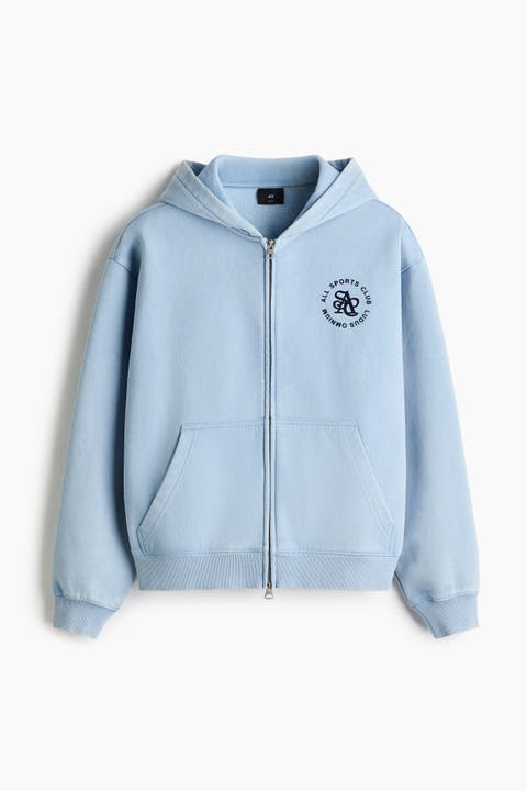 Loose Fit Zip-through Hoodie