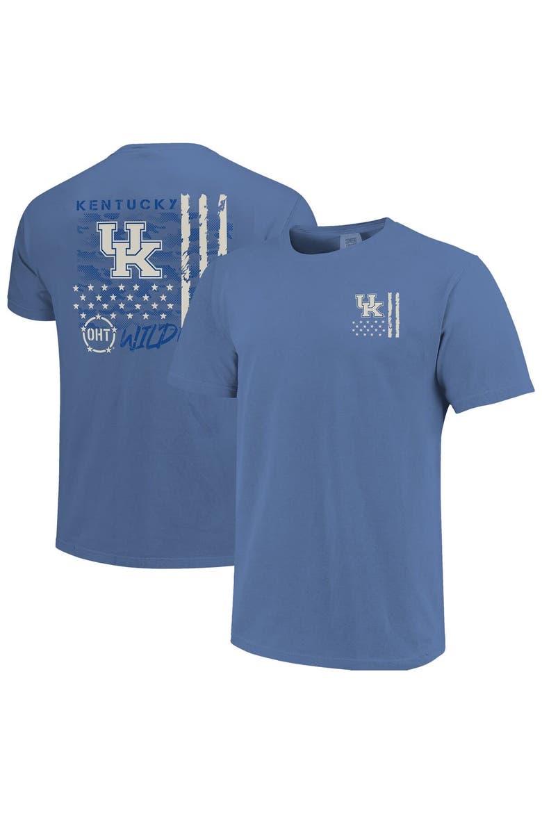 Men's  Royal Kentucky Wildcats Comfort Colors OHT Camo Overlay T-Shirt, Main, color, Royal