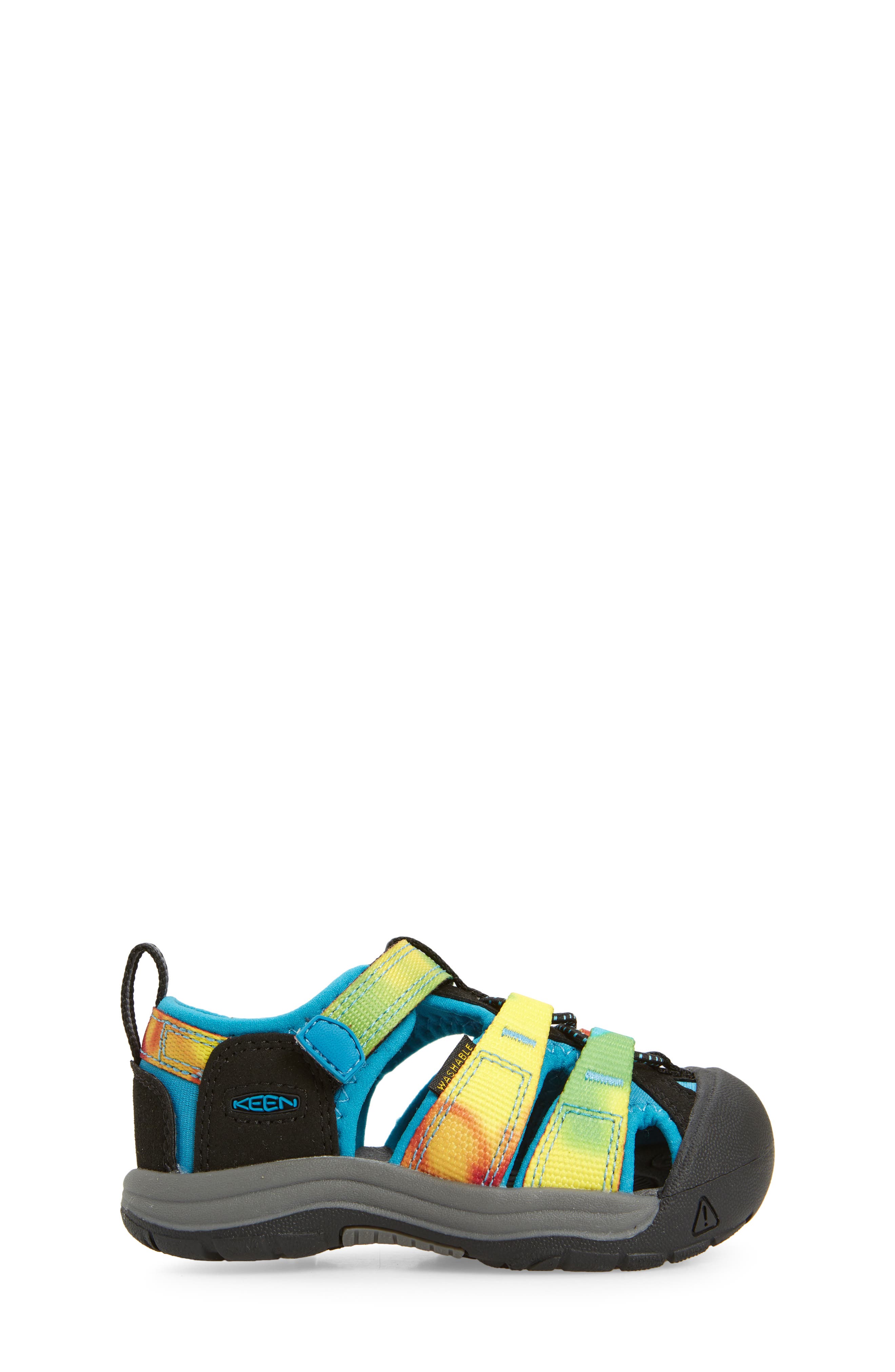 KEEN Kids' Newport H2 Water Friendly Sandal, Alternate, color, Rainbow Tie Dye