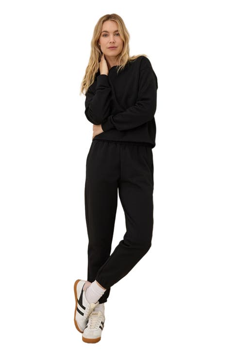 Retro Kid Velour Stamped Sweatshirt - Scarlett SIZE UP 2 SIZES