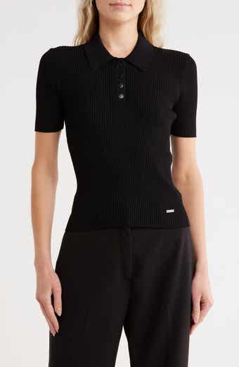 JASON WU Ribbed Polo Sweater