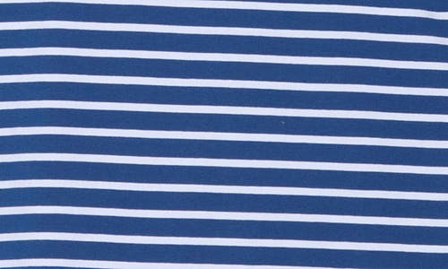 By Design Geneva Stripe Poplin Ruffle Sleeve T-shirt
