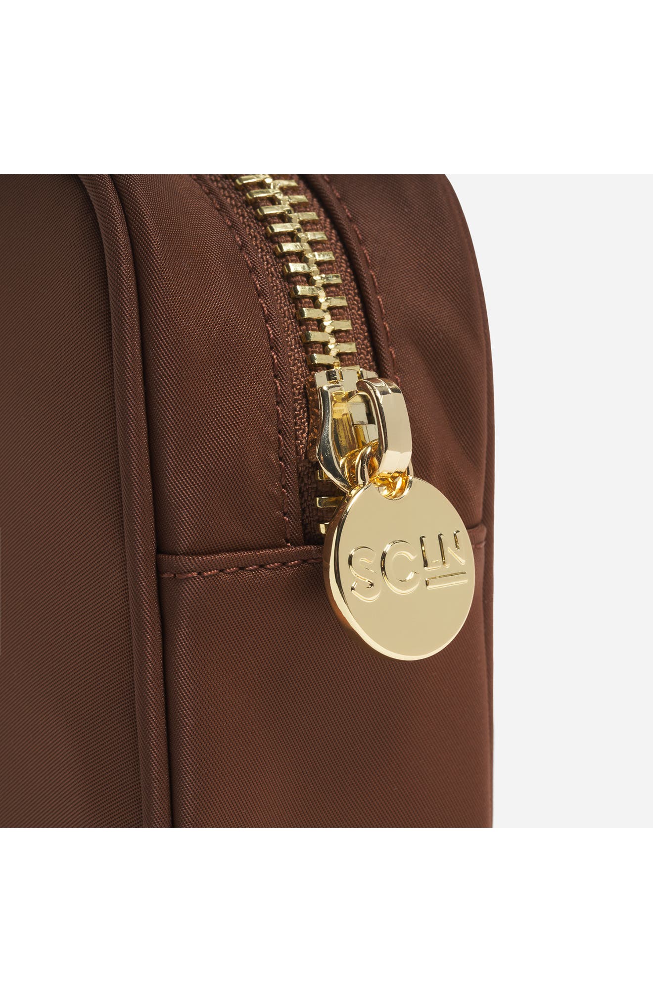 Small Nylon Pouch, Alternate, color, ESPRESSO