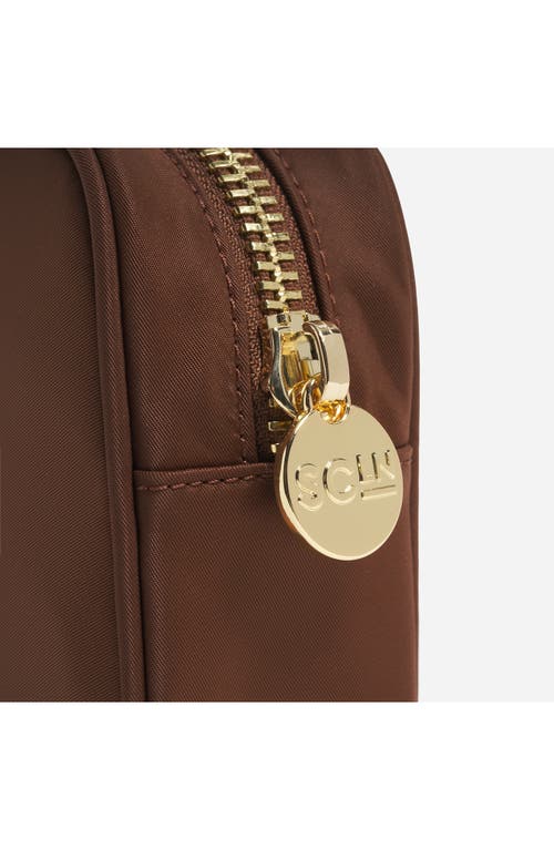 Stoney Clover Lane Small Nylon Pouch In Brown