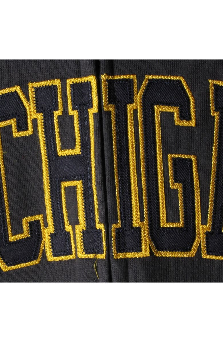 COLOSSEUM Women's Charcoal Michigan Wolverines Arched Name Full-Zip Hoodie, Alternate, color, Charcoal