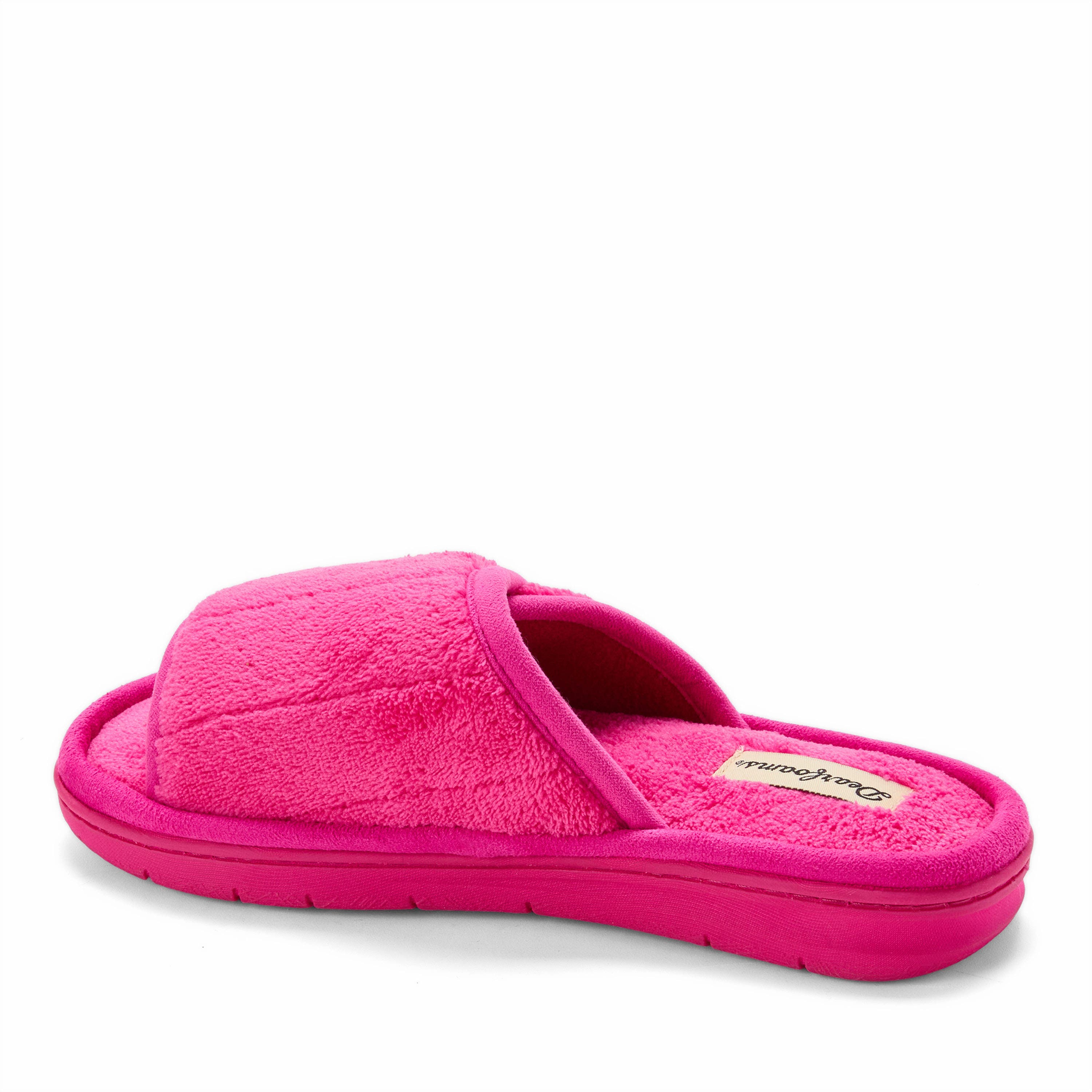 Mickey Terry Adjustable Shower Slide Slipper, Alternate, color, Paradise Pink