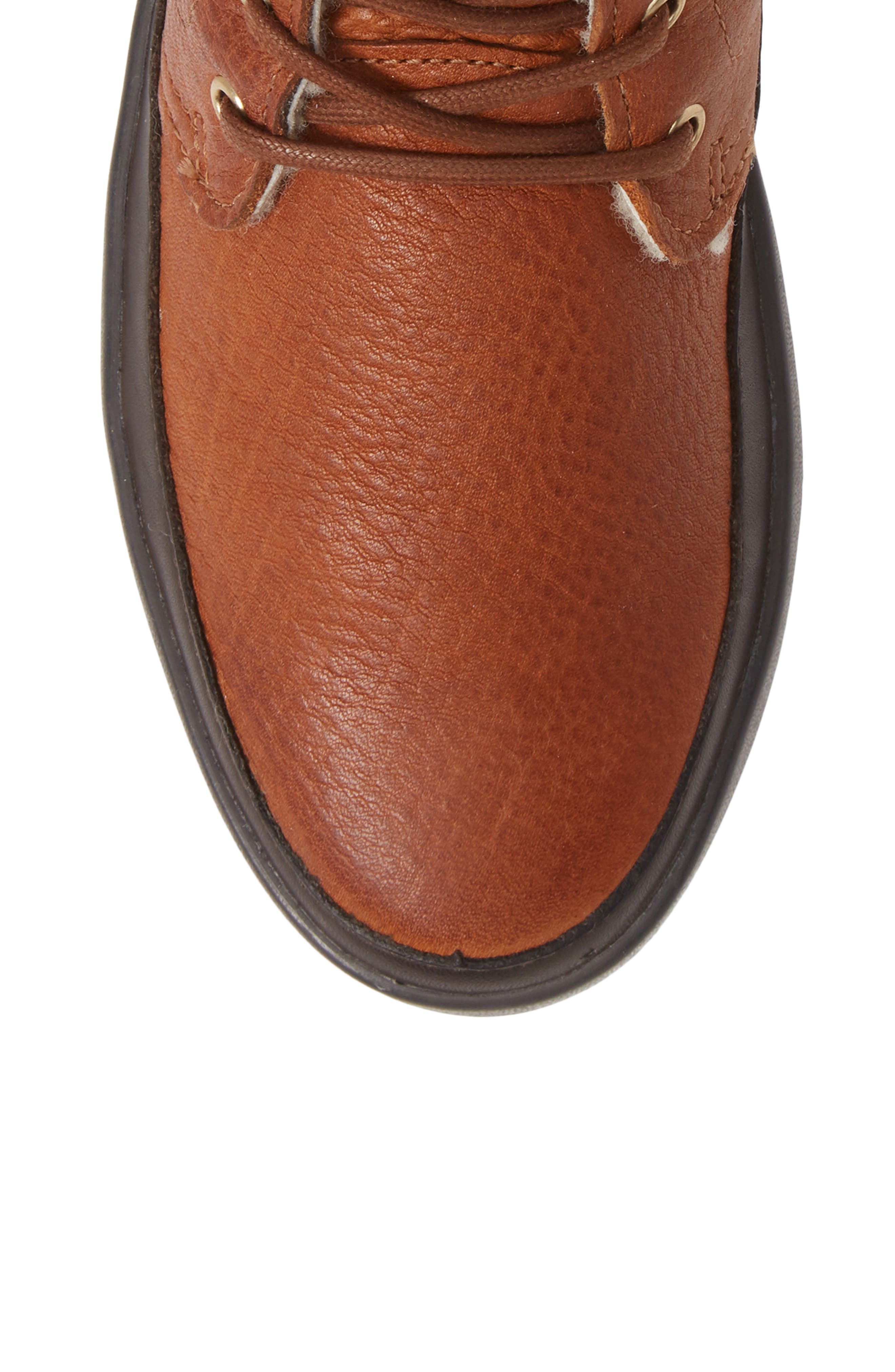 Blackstone 'CW96' Genuine Shearling Lined Sneaker Boot, Alternate, color, Leopard Print Leather