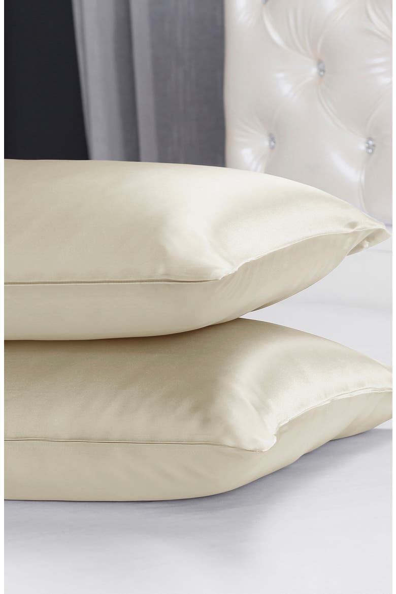 100% Silk Terse Envelope Pillowcase, Alternate, color, Taupe