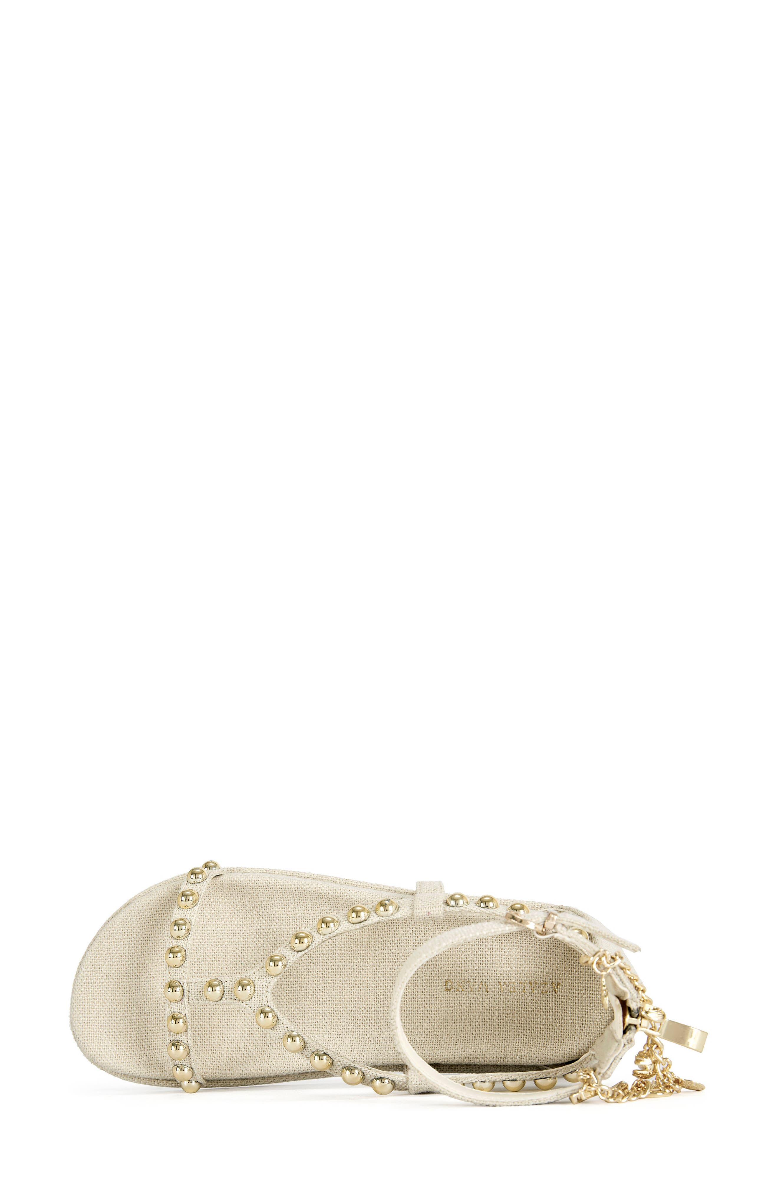 AZALEA WANG Nautyca Stud Embellished Ankle-Strap Sandal, Alternate, color, 