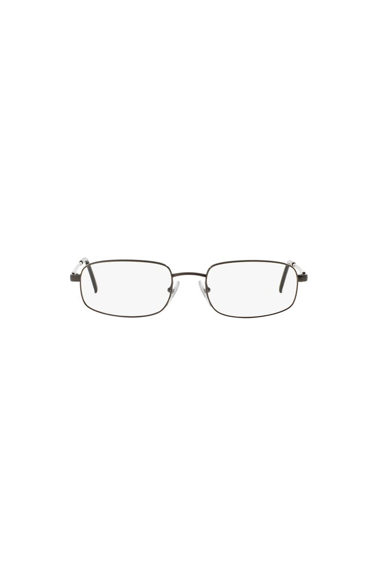 53mm Rectangle optical glasses, Alternate, color, Grey