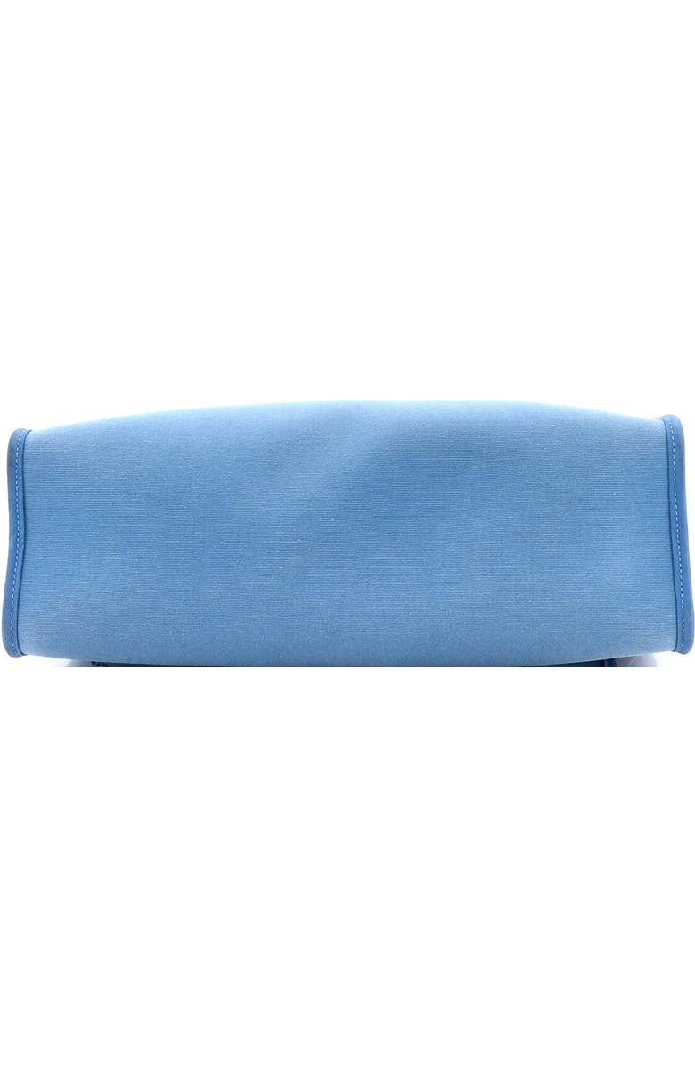 Pre-Owned Hermes Herbag Zip Leather and Toile 31, Alternate, color, Azur