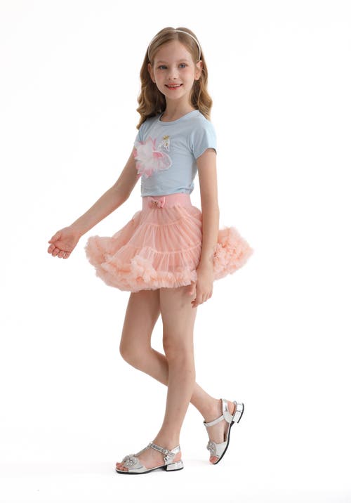 Mimi Tutu Swan-appliqué T-shirt In Blue