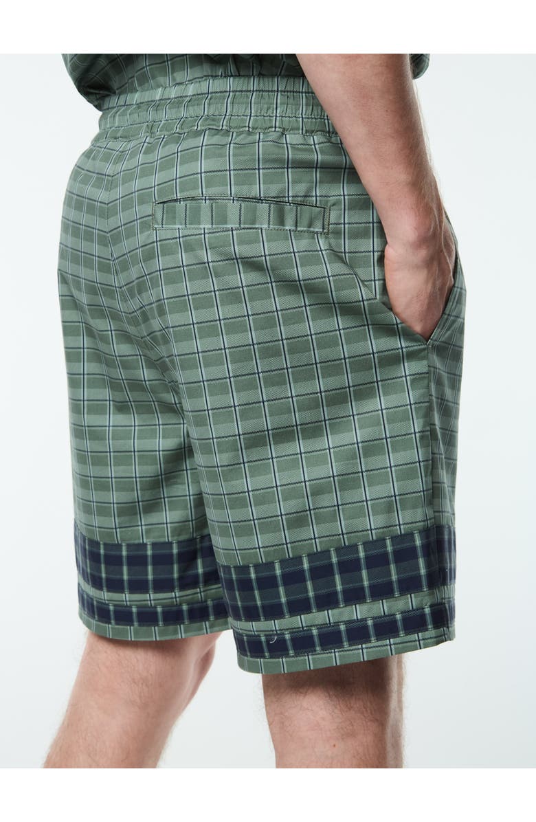 Sergio Tacchini Quadretto Cabana Short, Alternate, color, Duck Green