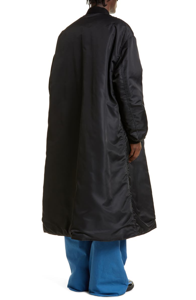 Raf Simons Elongated Bomber Jacket, Alternate, color, 