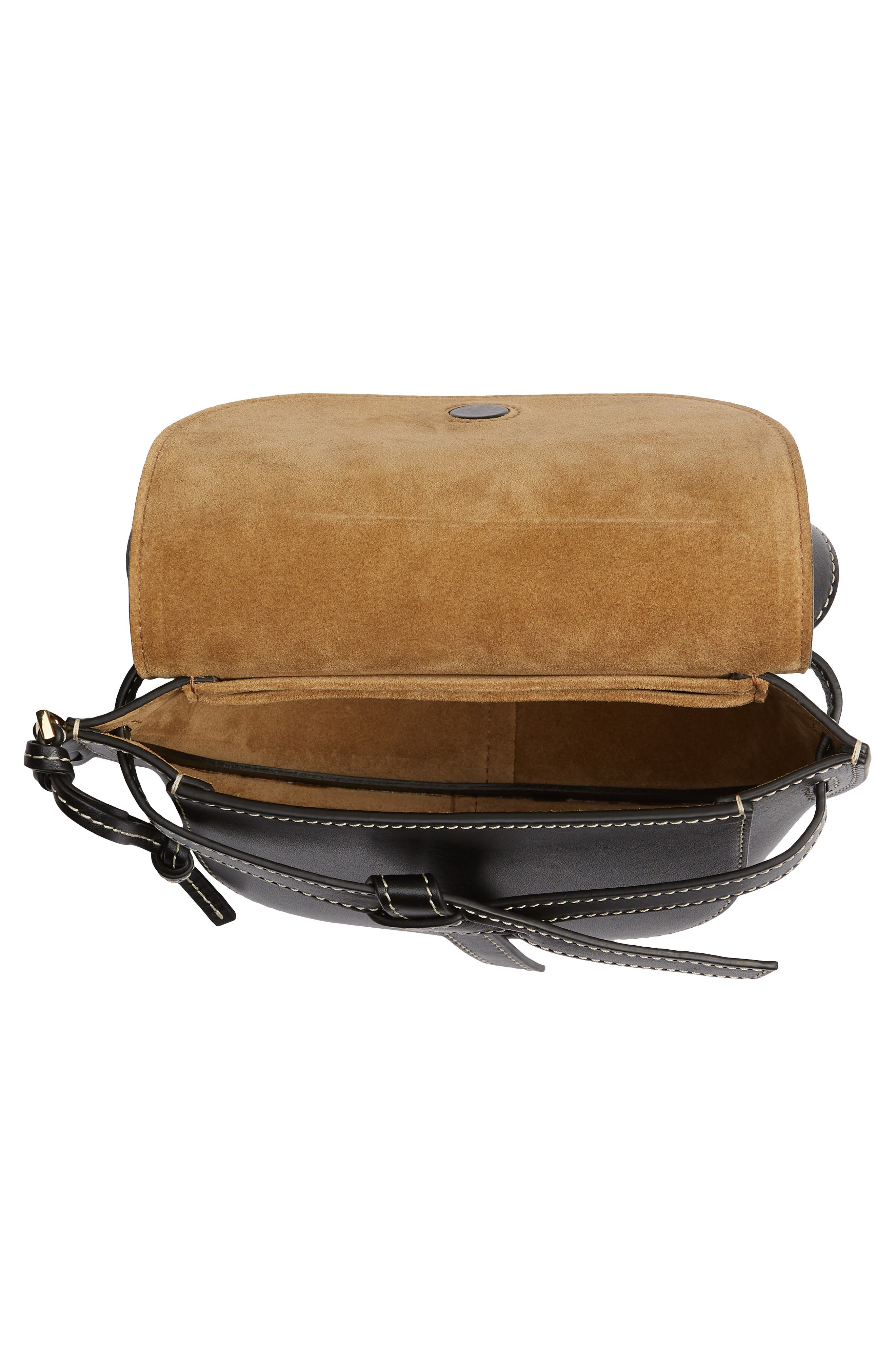 Loewe Mini Gate Calfskin Leather Belt Bag, Alternate, color, 