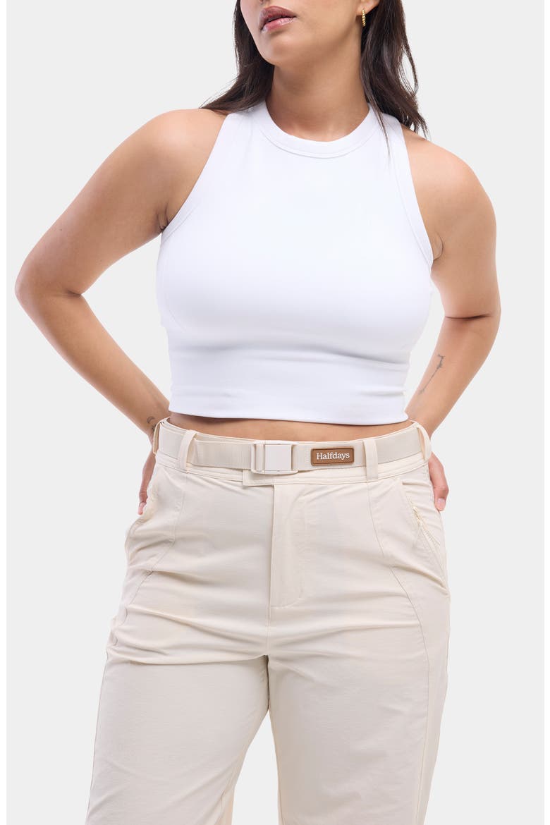 Sunn Racerback Tank, Main, color, WHITE