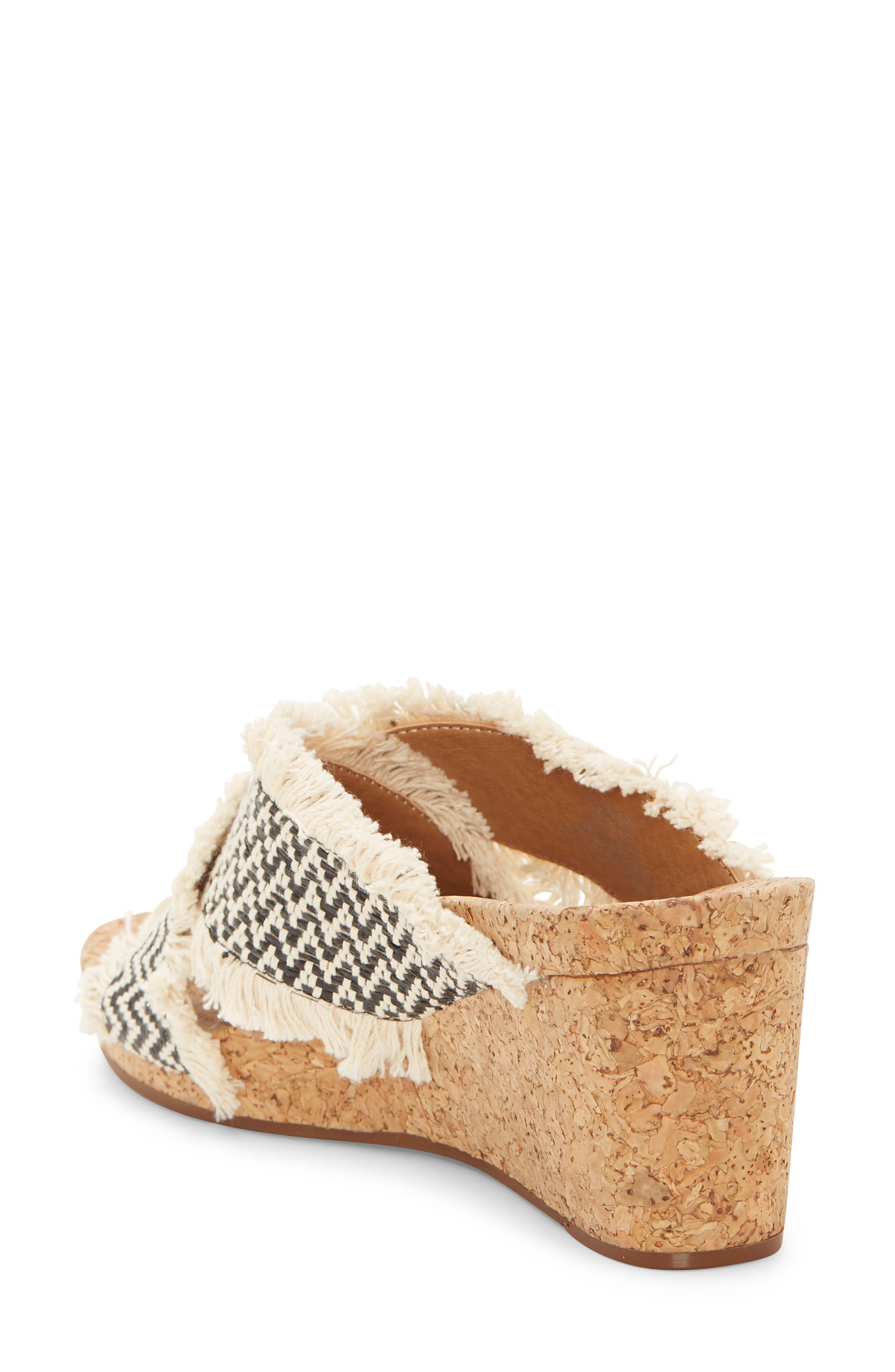 Lucky Brand Khillian Woven Wedge Slide Sandal, Alternate, color, 