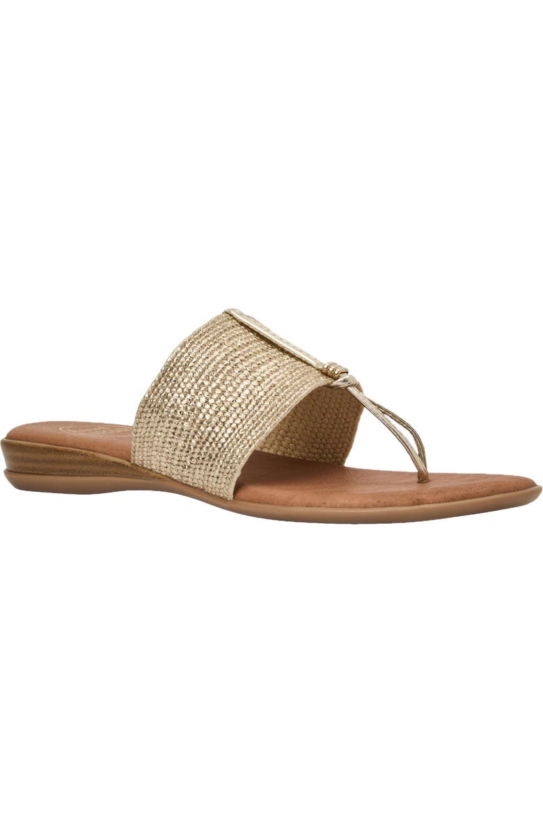 André Assous Woven Sandal, Main, color, Platino