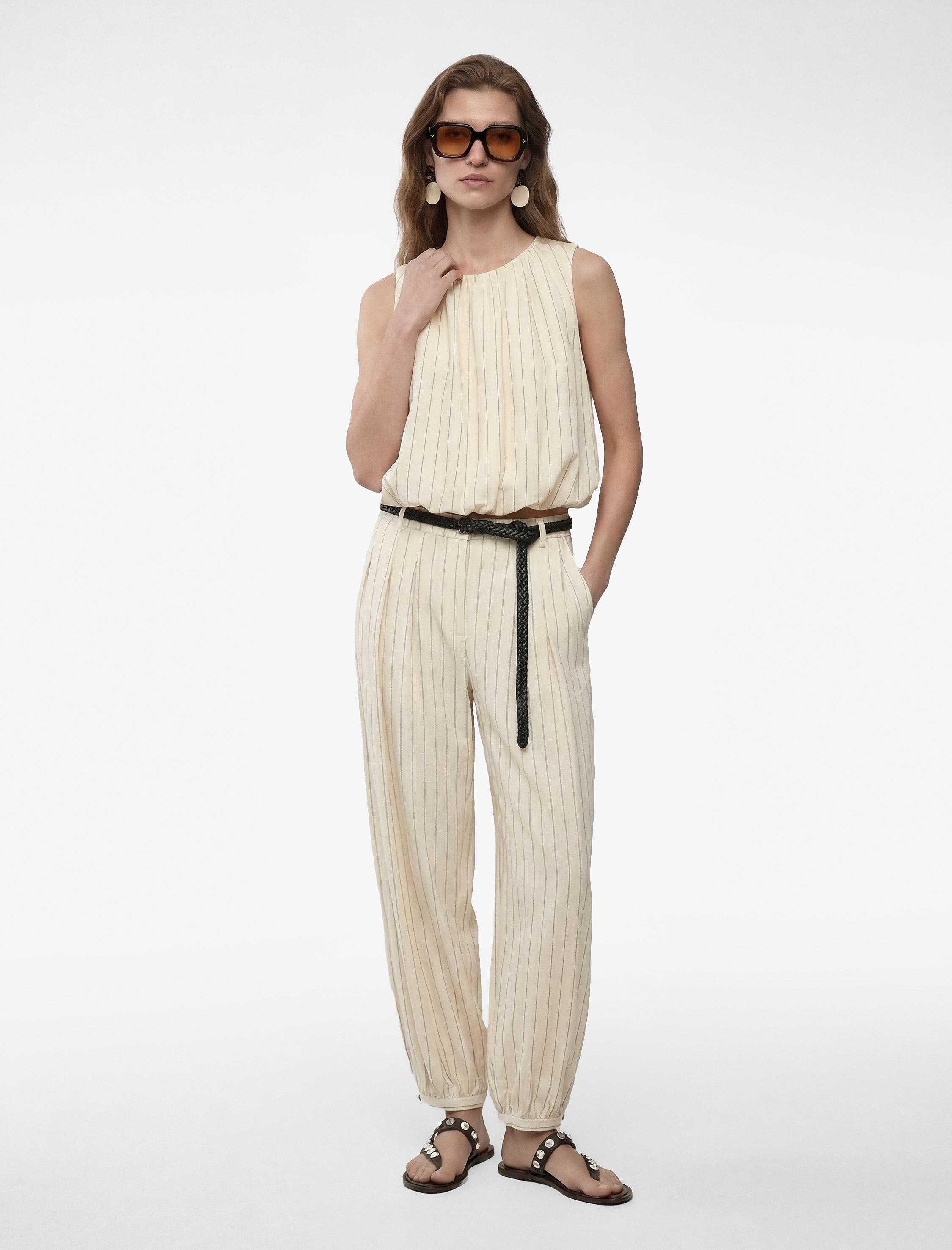 selected BEIGE STRIPE