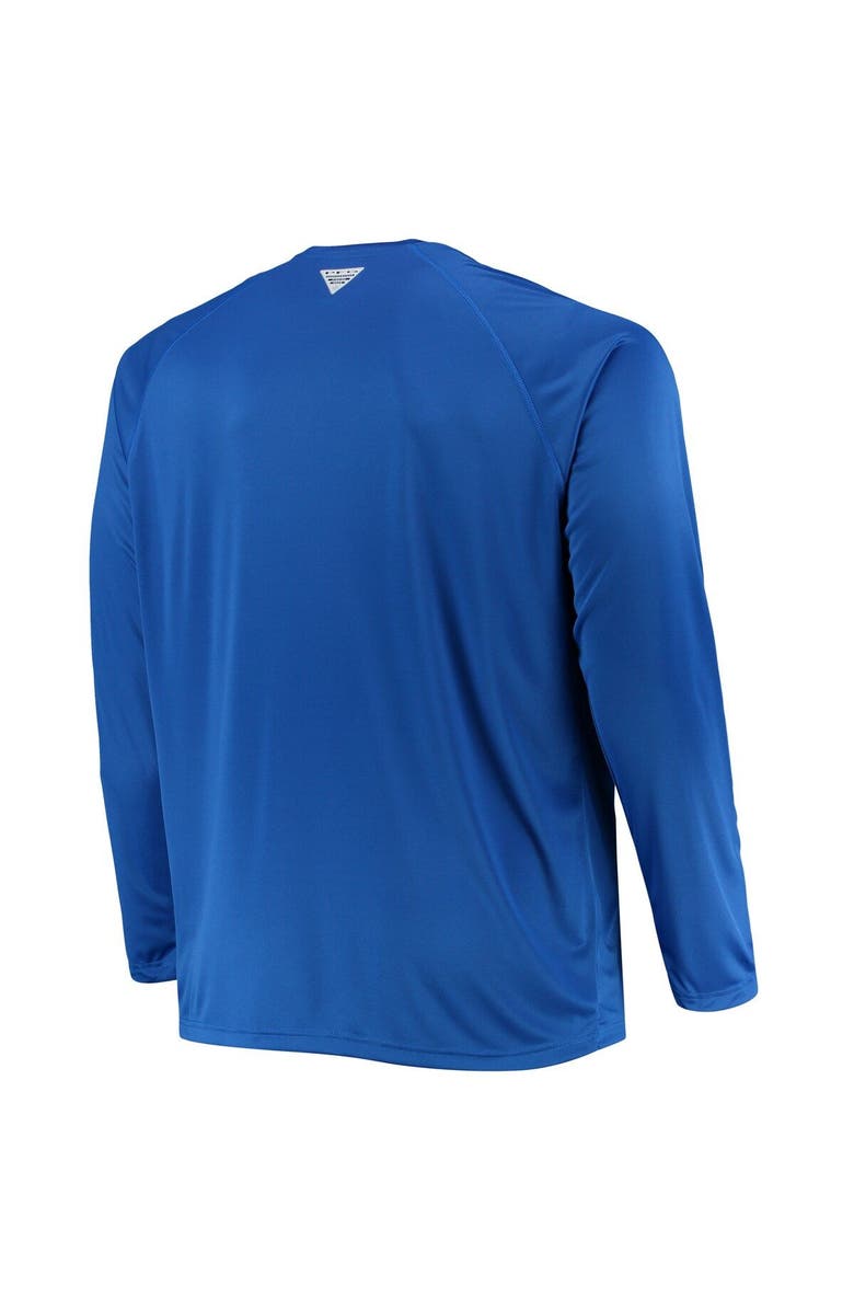 Columbia Men's Columbia Royal Kentucky Wildcats Big & Tall Terminal Tackle Omni-Shade Long Sleeve Raglan T-Shirt, Alternate, color, 