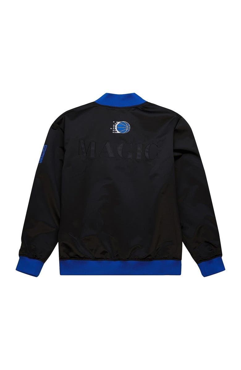 Mitchell & Ness Men's Mitchell & Ness Black Orlando Magic Hardwood Classics Team OG 3.0 Lightweight Satin Full-Snap Jacket, Alternate, color, Black