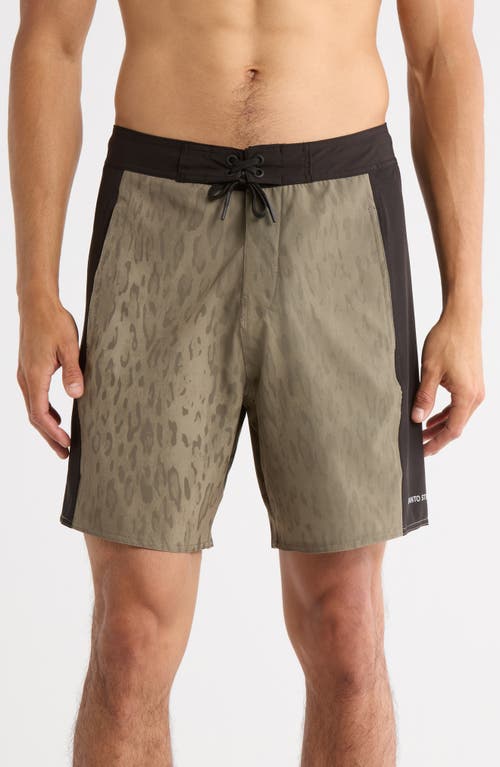 Santo Studio Peninsula Cole Houshmand Board Shorts In Brown