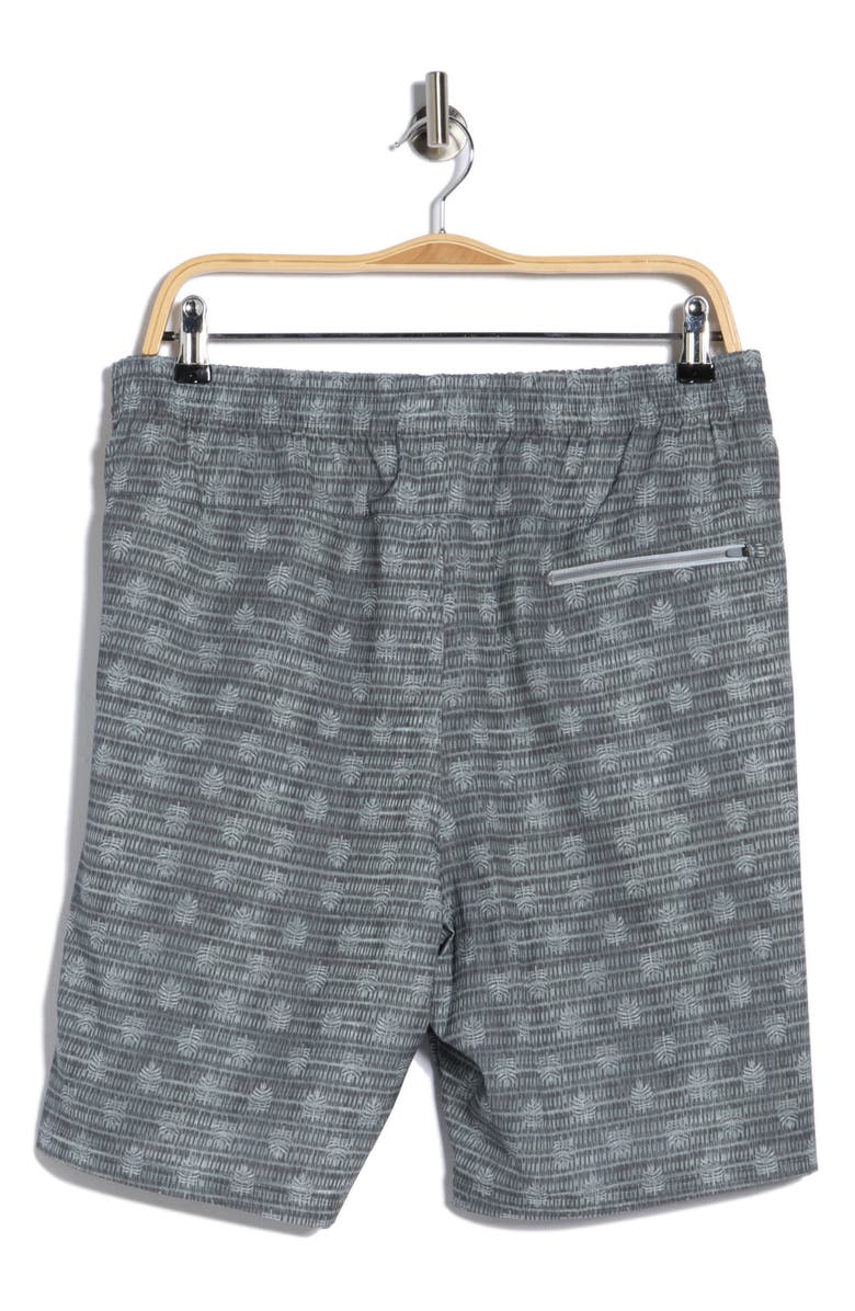 Tommy Bahama Huntington Faded Fronds Swim Shorts, Alternate, color, Light Grey