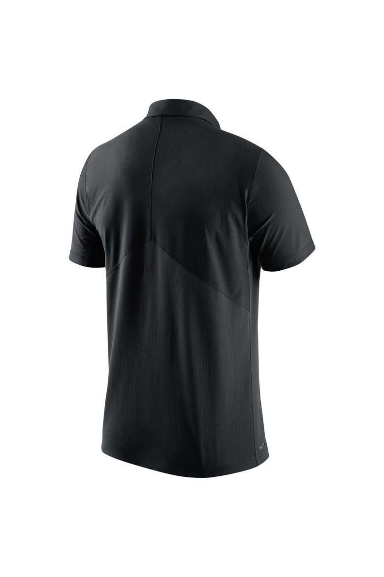 Men's Nike Black Wake Forest Demon Deacons Coaches Performance Polo, Alternate, color, Black