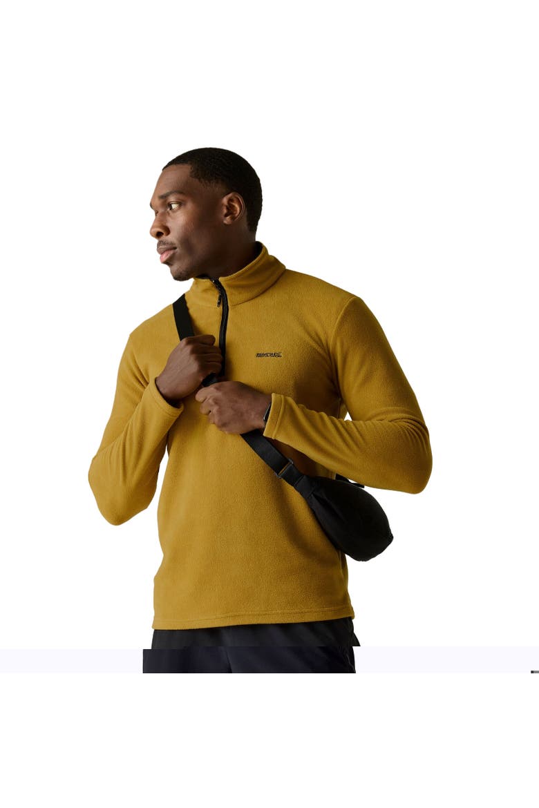 Great Outdoors Thompson Half Zip Fleece Top, Alternate, color, Wood Brown