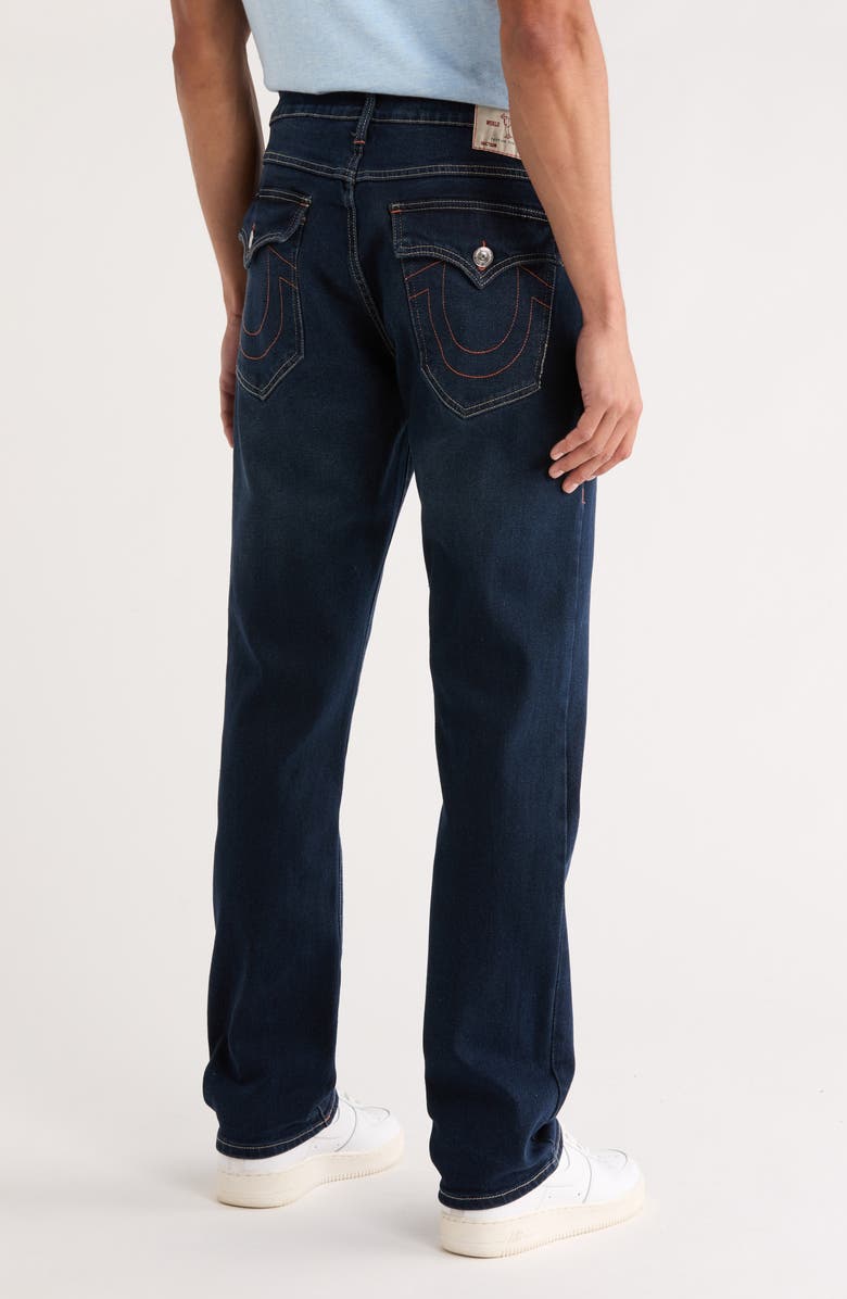 True Religion Geno Big Flap Pocket Slim Jeans, Alternate, color, Dark Sultry Wash