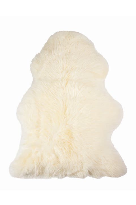 Milan Genuine Sheepskin Shearling Throw 24" x 36"