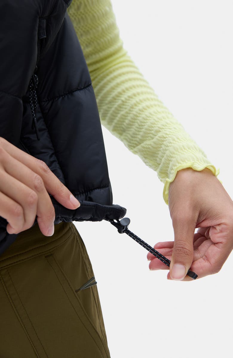 Halfdays Claude Water Repellent Quilted Vest, Alternate, color, Black