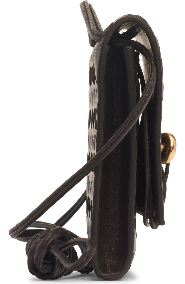 Bottega Veneta Andiamo Intrecciato Leather Slim Shoulder Bag, Alternate, color, 2190 Fondant-M Brass