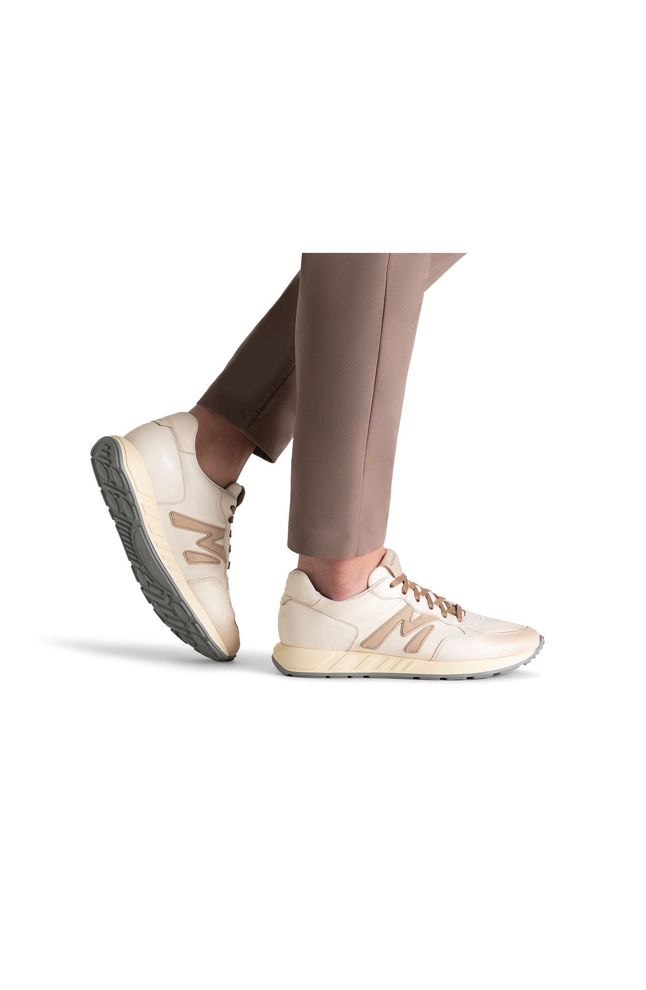 Magnanni Yoki Sneaker, Alternate, color, White