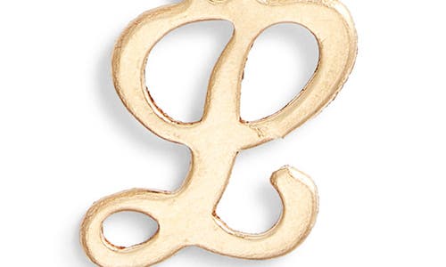 Set & Stones Gianna Initial Pendant Necklace In Gold/l