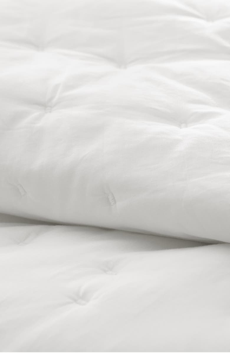 Boll & Branch Airy Voile Quilt & Sham Set, Alternate, color, White