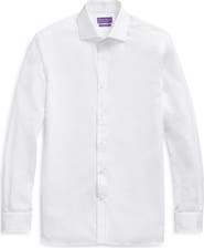 Ralph Lauren Purple Label Aston Cotton Poplin Button-Up Shirt