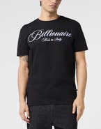 BILLIONAIRE Round Neck T-Shirt Signature Men