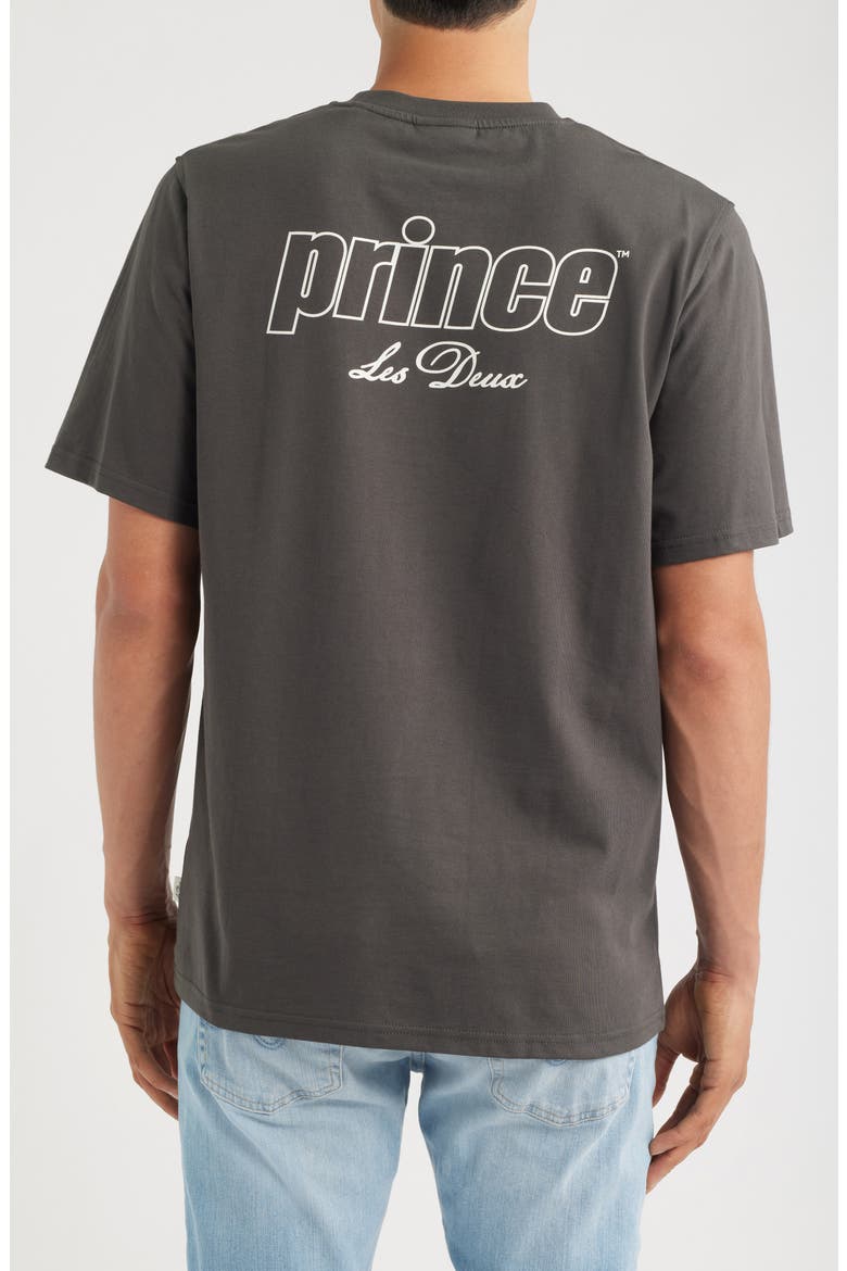 x Prince Organic Cotton Graphic T-Shirt, Alternate, color, RAVEN GREY
