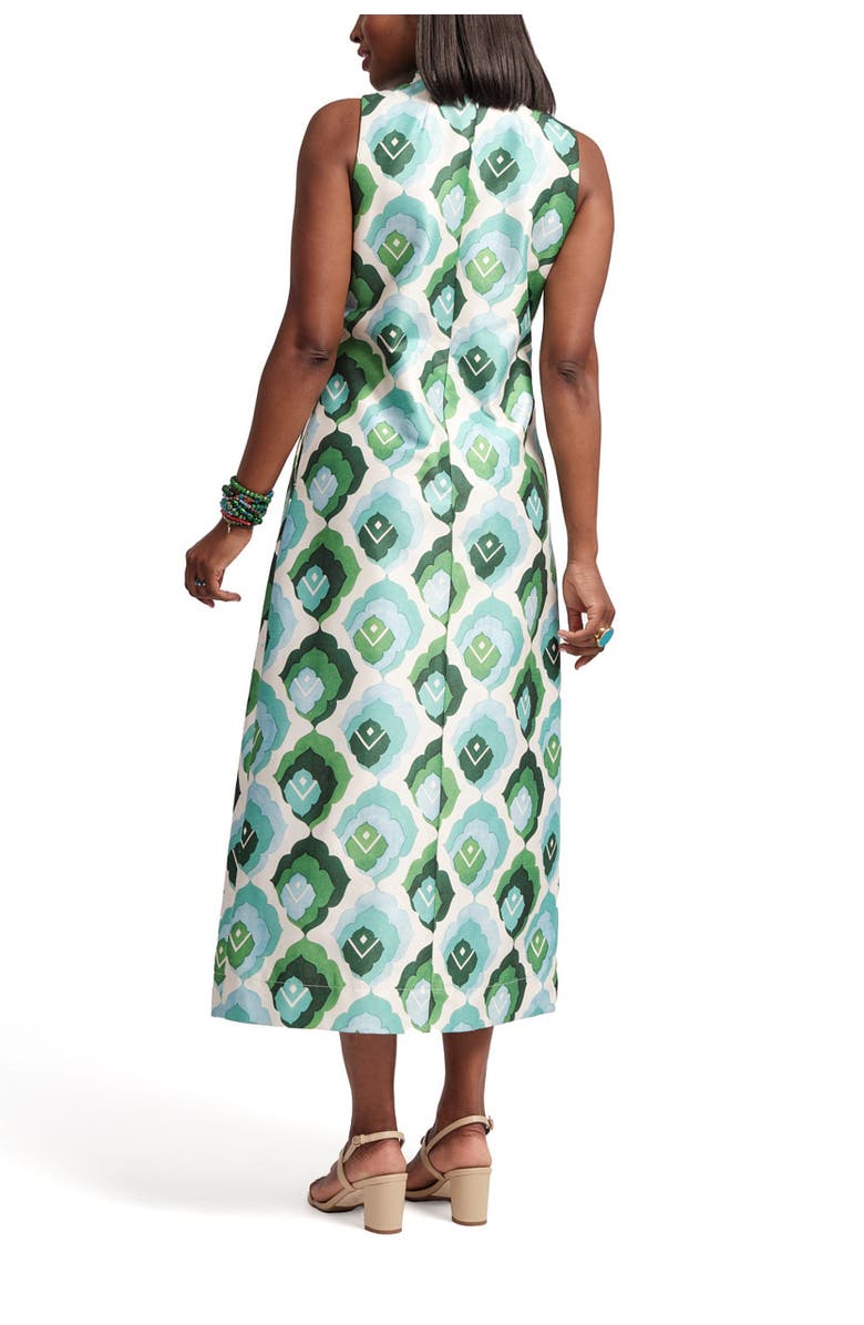 Frances Valentine Carlyle Maxi Dress Graphic Leaf, Alternate, color,