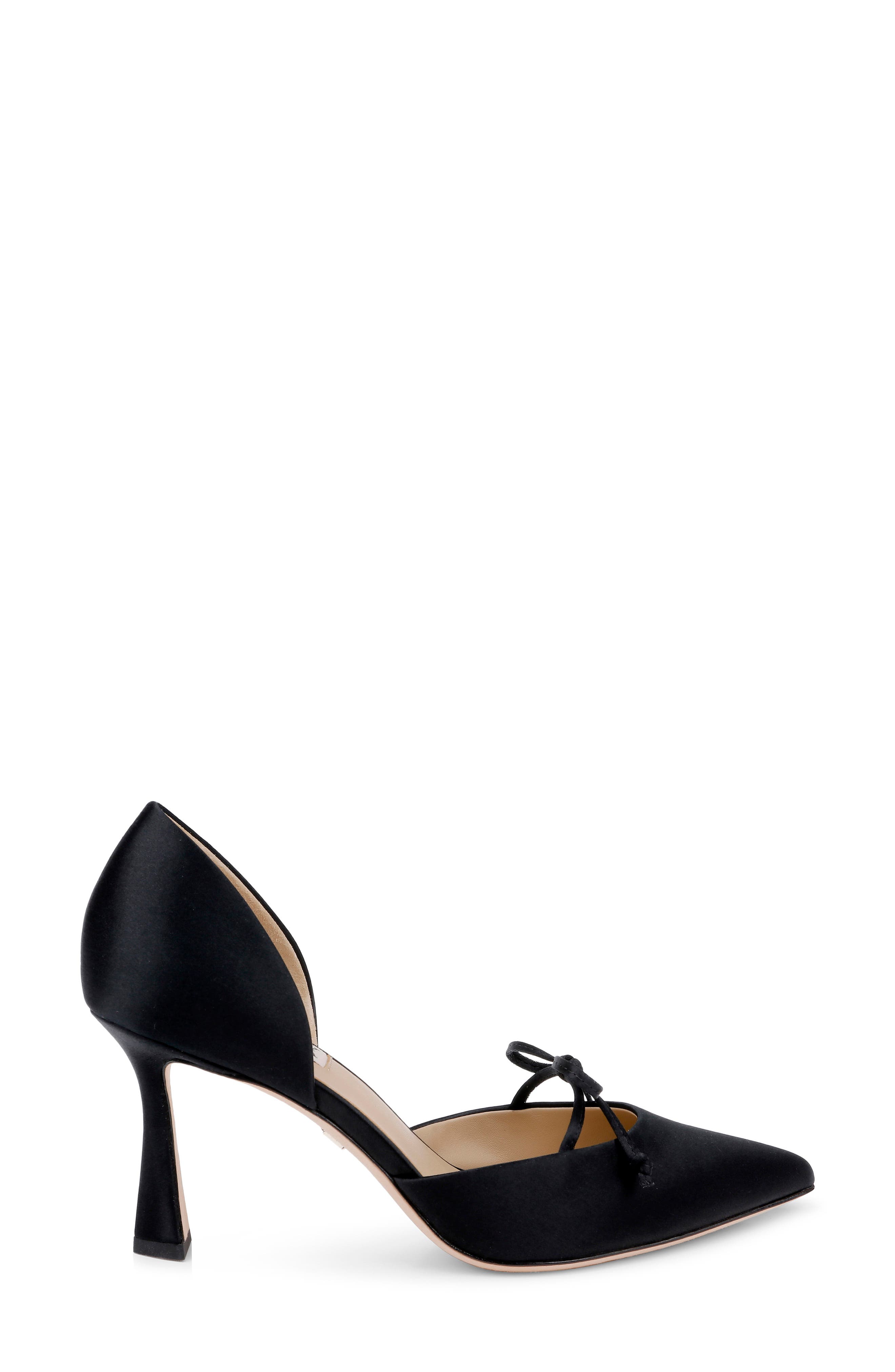 BADGLEY MISCHKA Olympic d
Orsay Pump, Alternate, color, Black Satin
