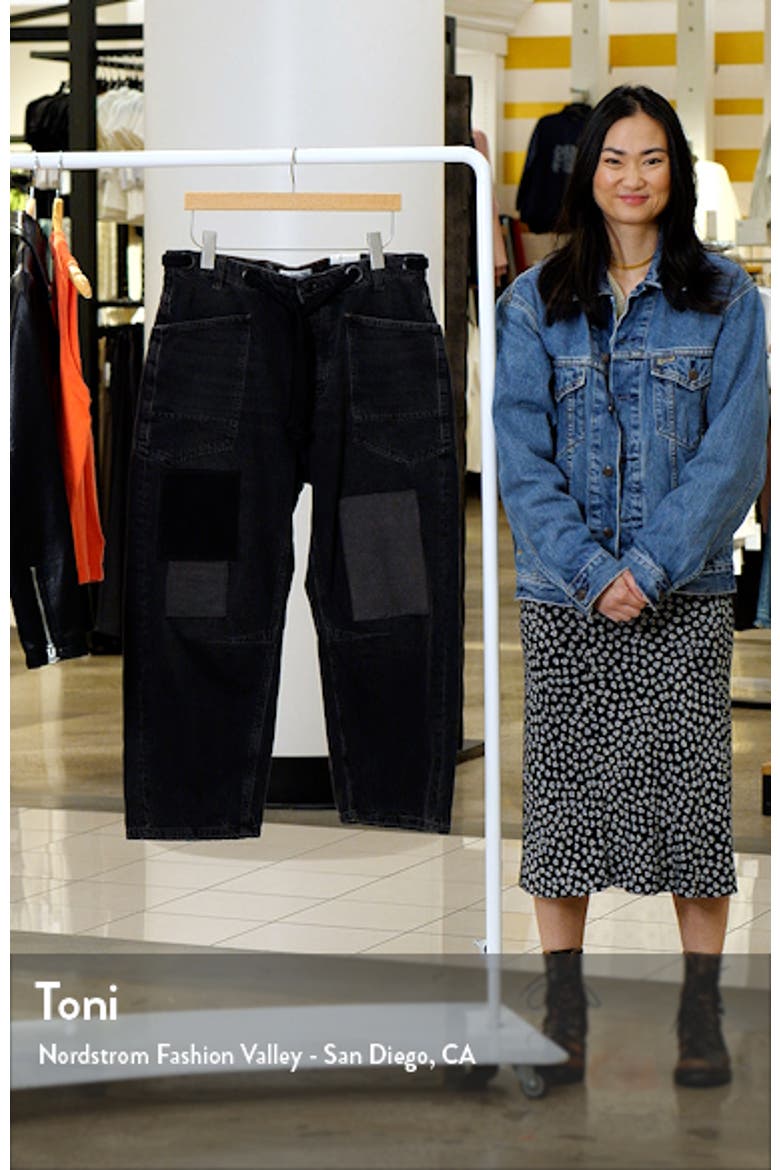Moxie Low Rise Drawstring Barrel Leg Jeans video