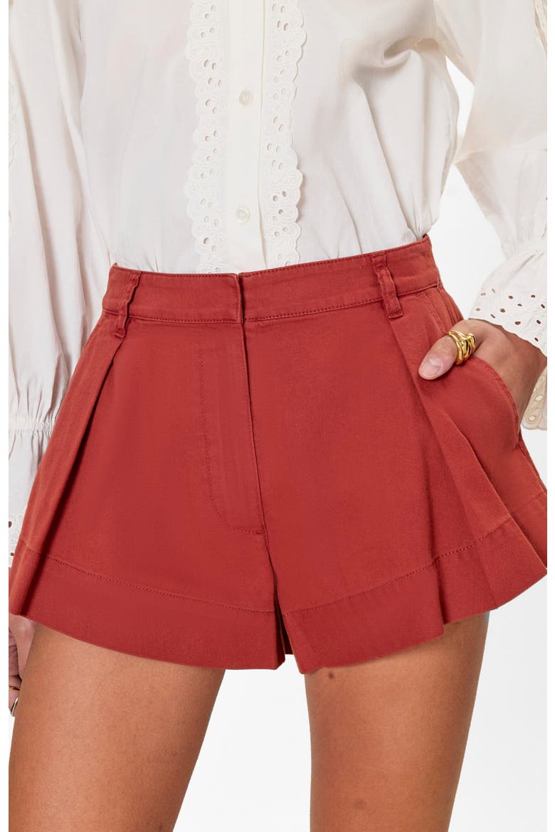 Remi Garment Dyed Short, Alternate, color, Burnt Sienna