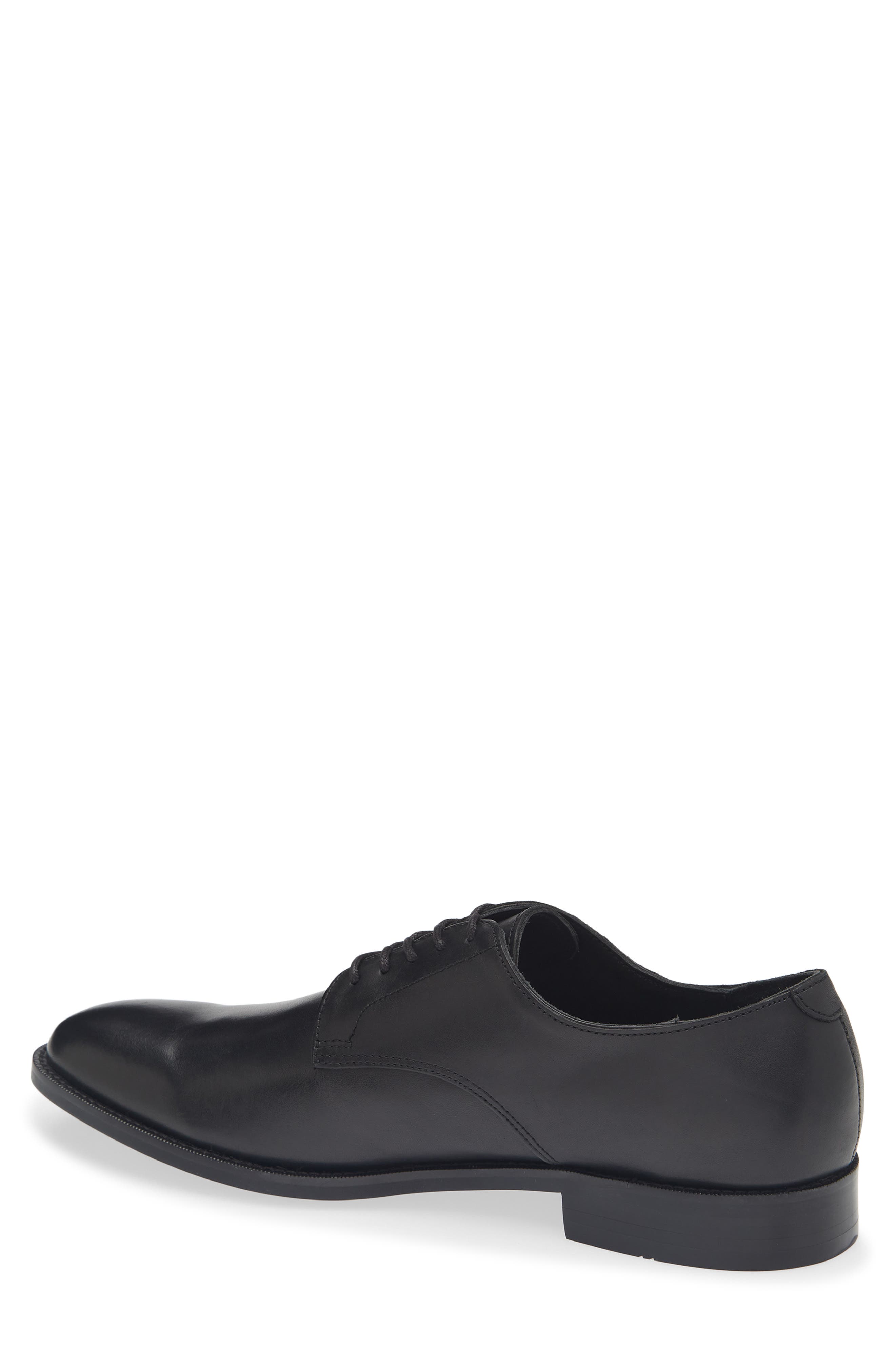 Plain Toe Derby, Alternate, color, BLACK