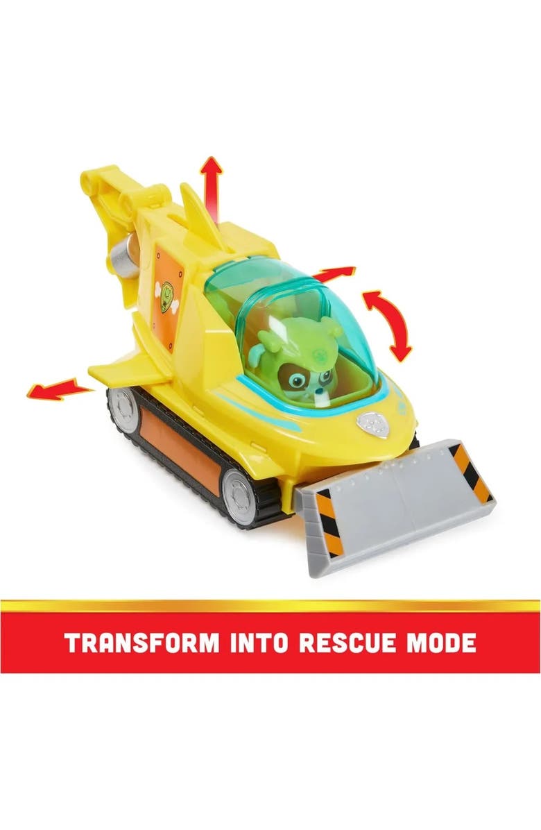 PAW PATROL Aqua Pups Rubble Transforming Hammerhead Shark Vehicle, Alternate, color, Blue
