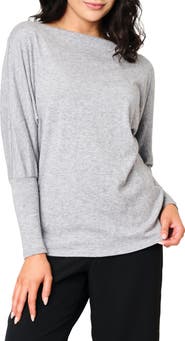 GIBSONLOOK Slouchy Luxe Boatneck Top