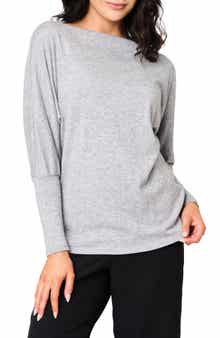 Slouchy Luxe Boatneck Top