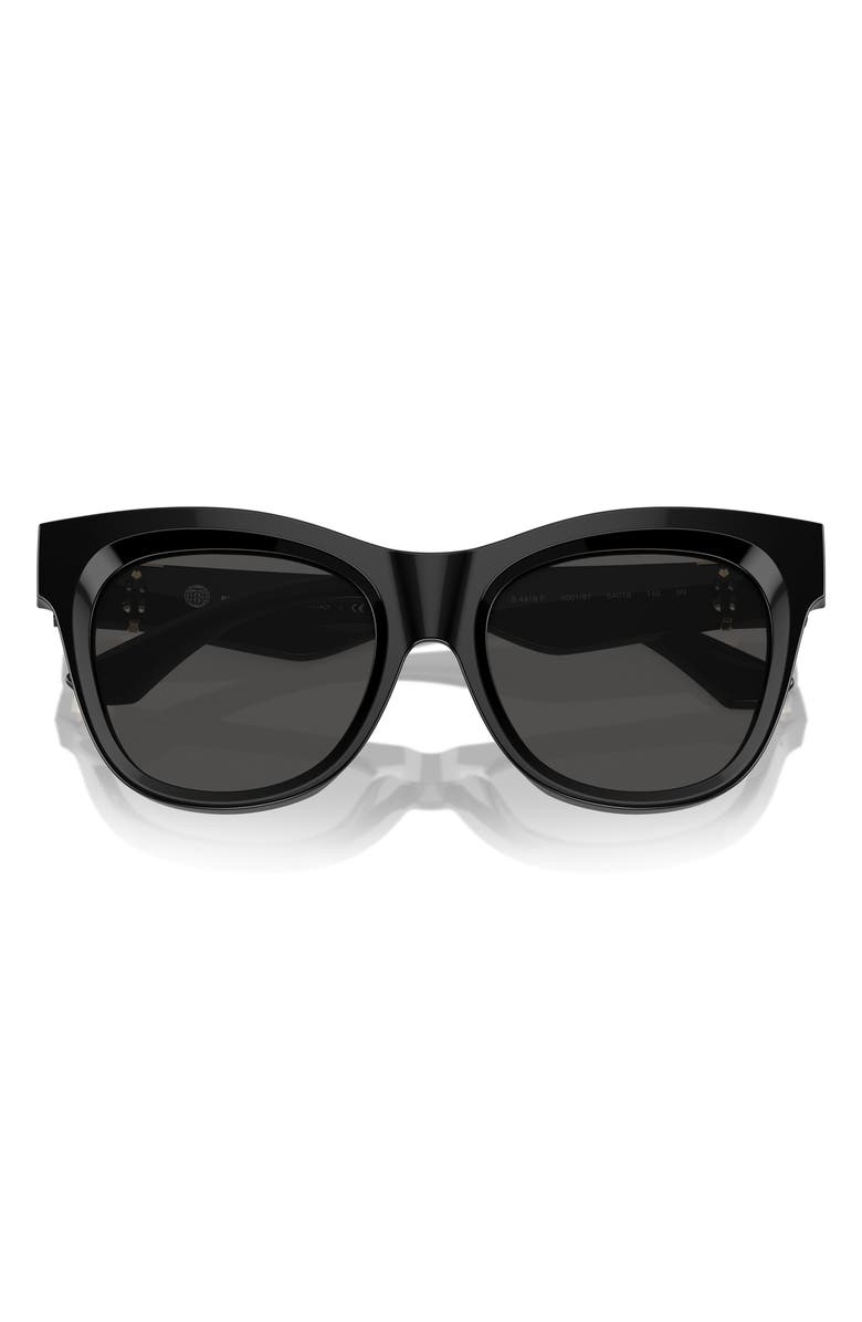 Burberry Evolution 54mm Cat Eye Sunglasses, Alternate, color, Black
