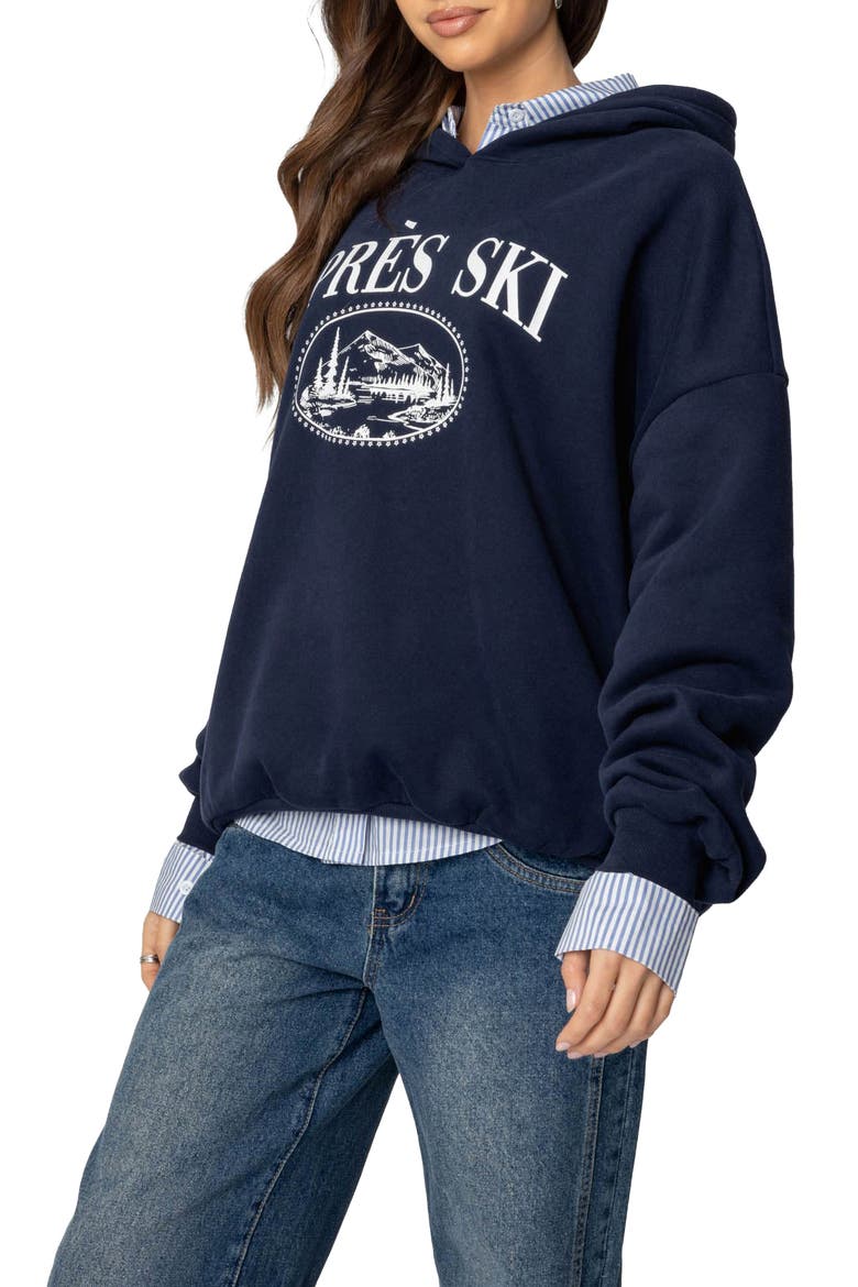 Après Ski Graphic Hoodie, Alternate, color, NAVY