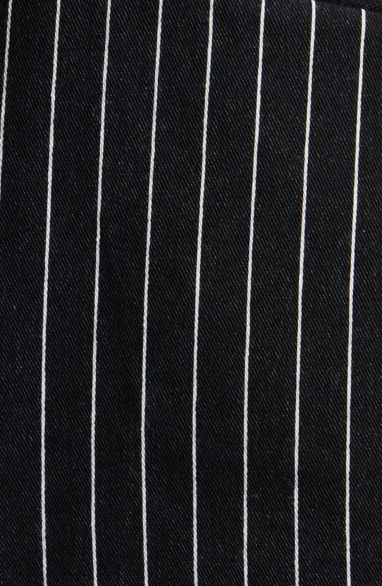 NIC+ZOE Railroad Stripe Stretch Blazer, Alternate, color, Black Multi